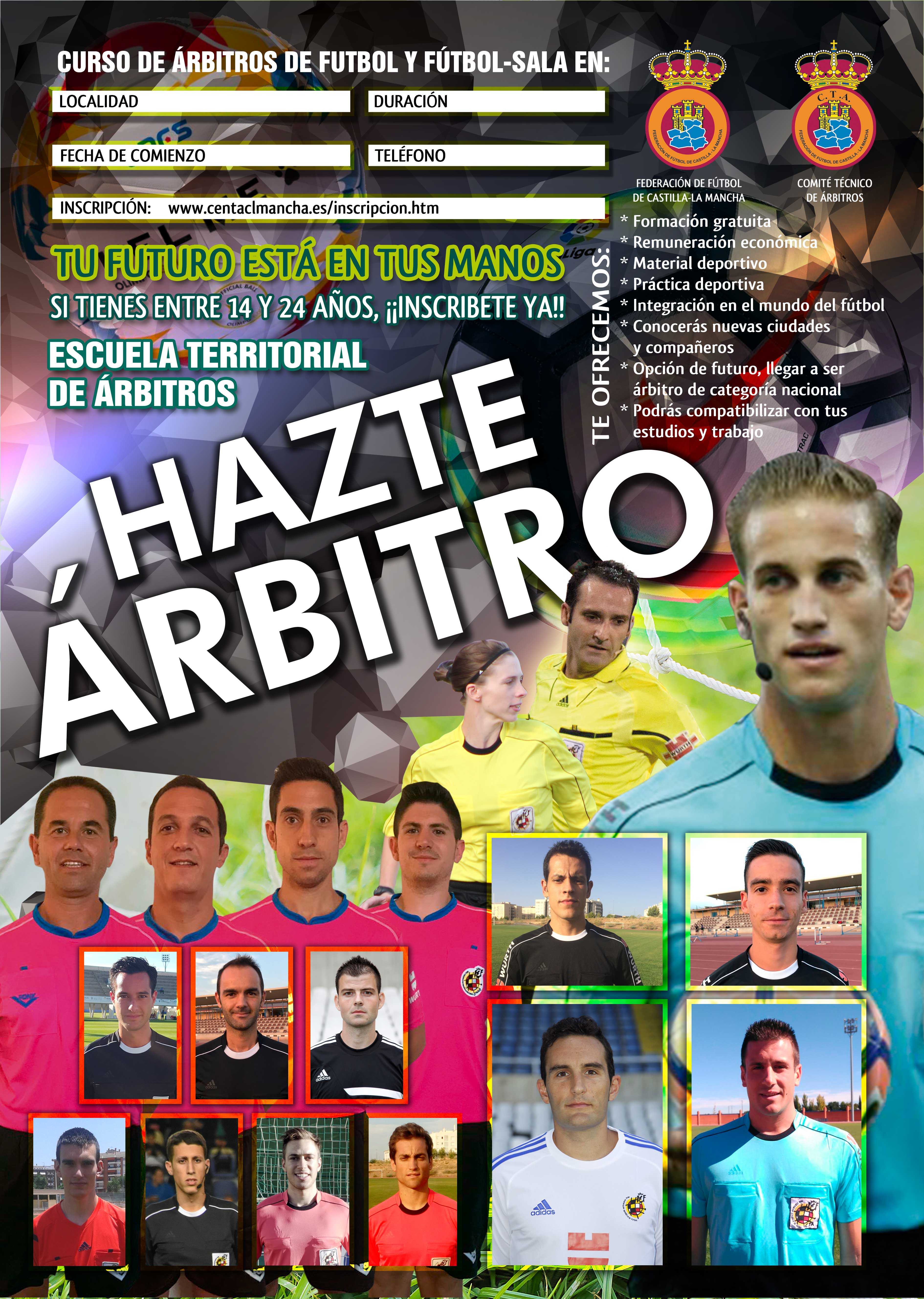 Cartel Hazte Arbitro 2017